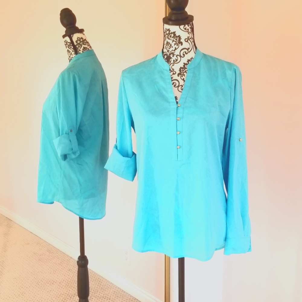 Ivanka trump blue blouse
